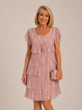 Isabelle | Vestido elegante de brillantina