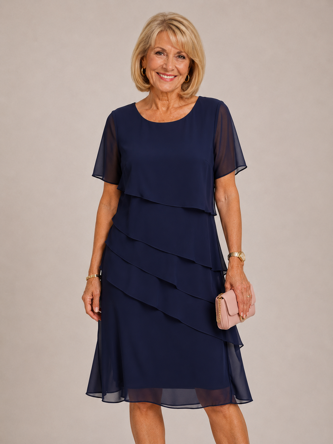 Juliette | Vestido elegante volante básico
