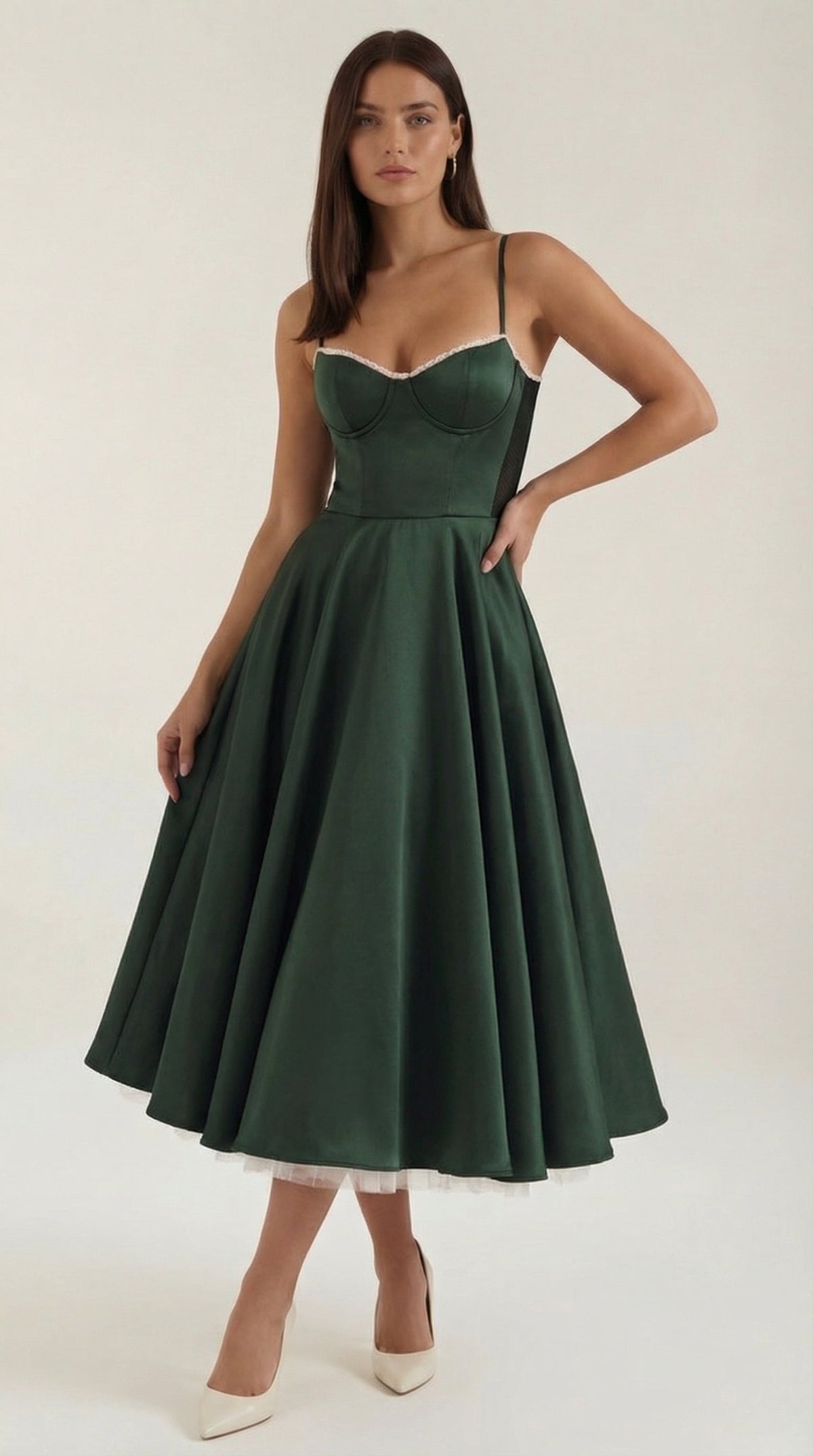 Isolde Tul Midi Dress