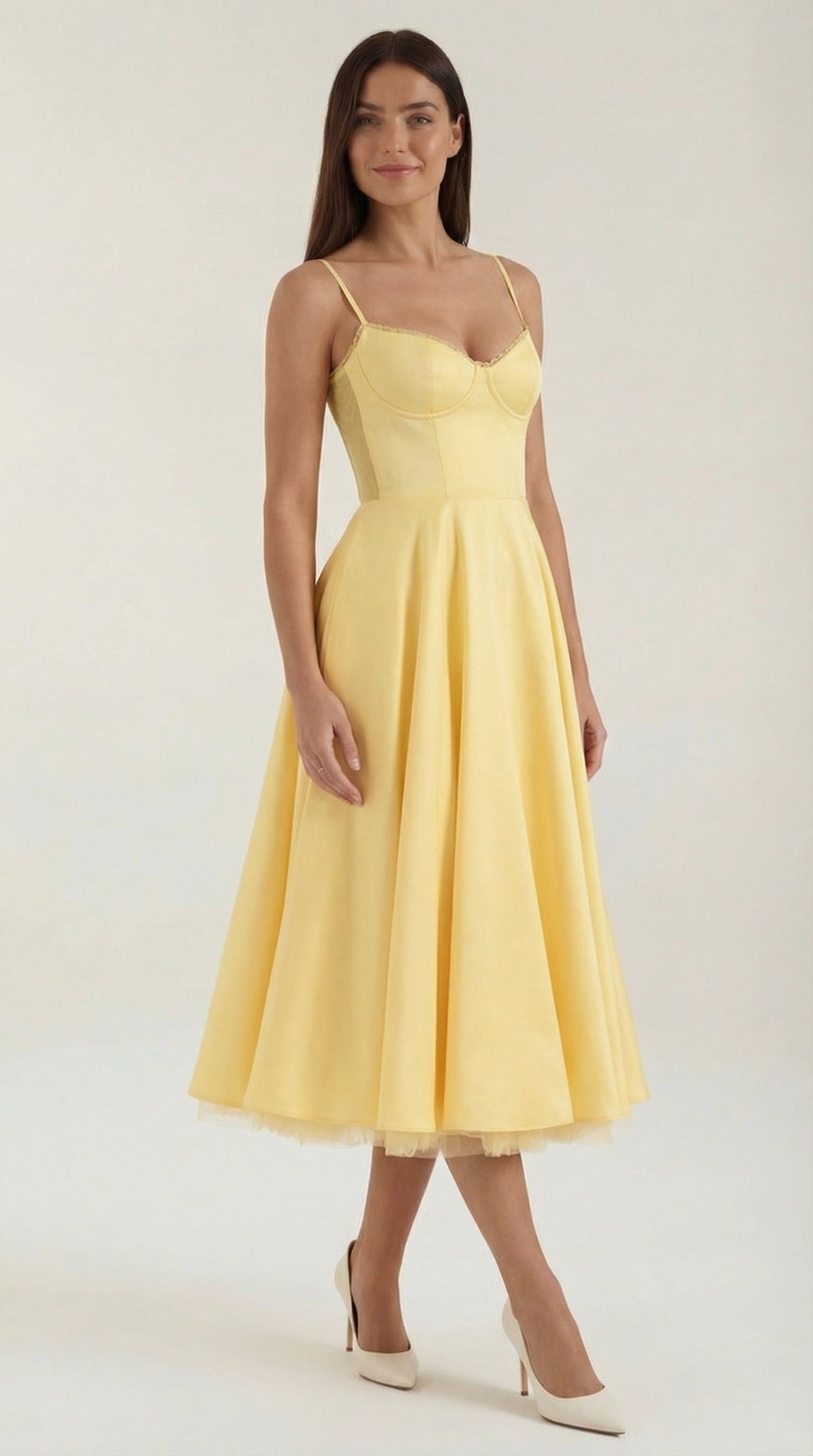 Isolde Tul Midi Dress