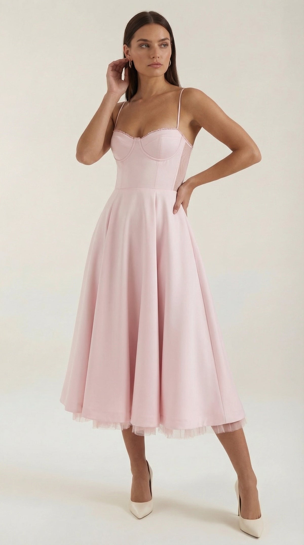 Isolde Tul Midi Dress