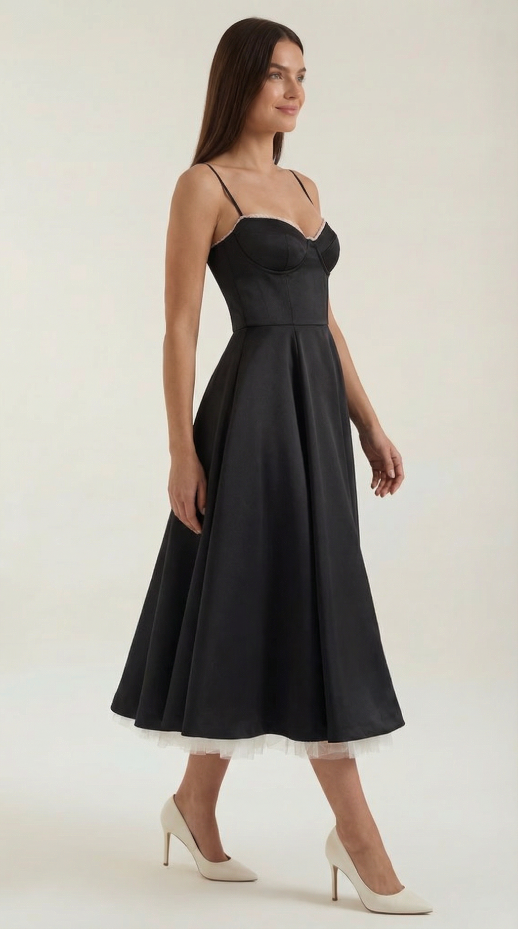 Isolde Tul Midi Dress