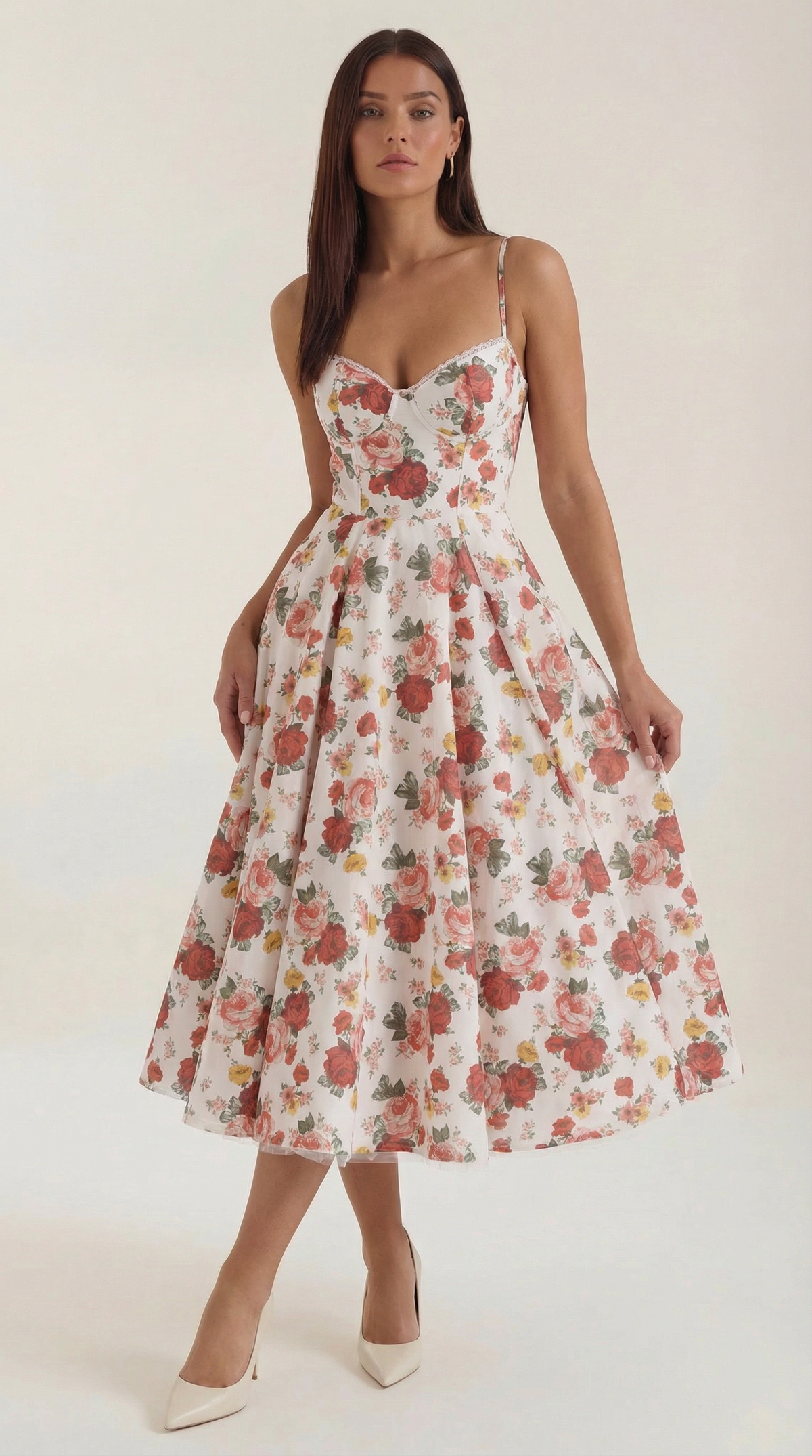 Isolde Tul Midi Dress